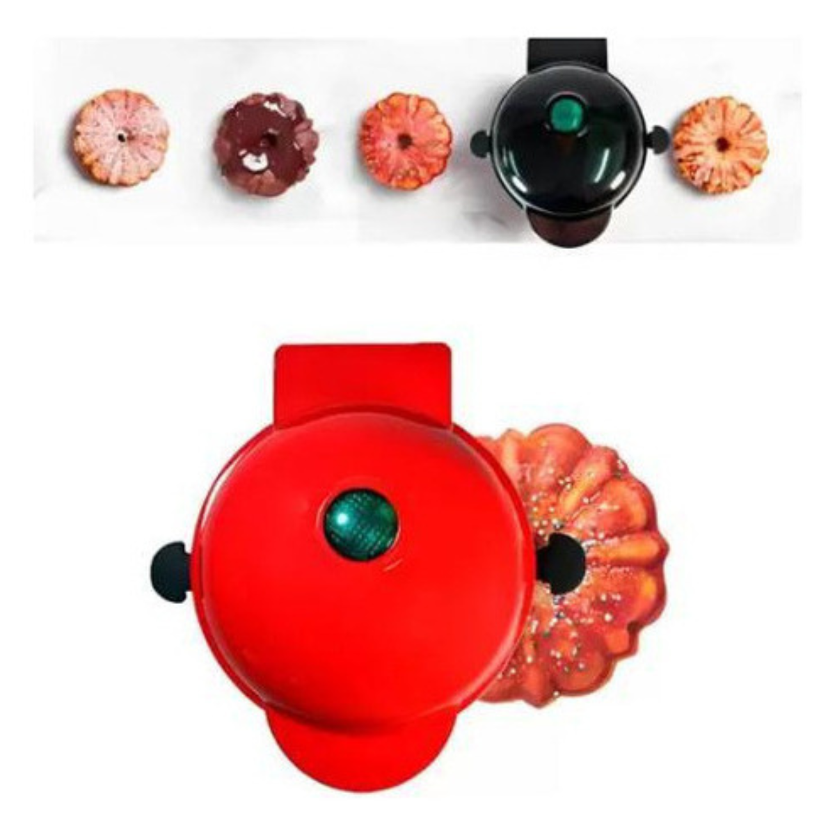 Máquina De Fazer Bolos Antiaderente Compacta Mini Bolo Cake Elétrica