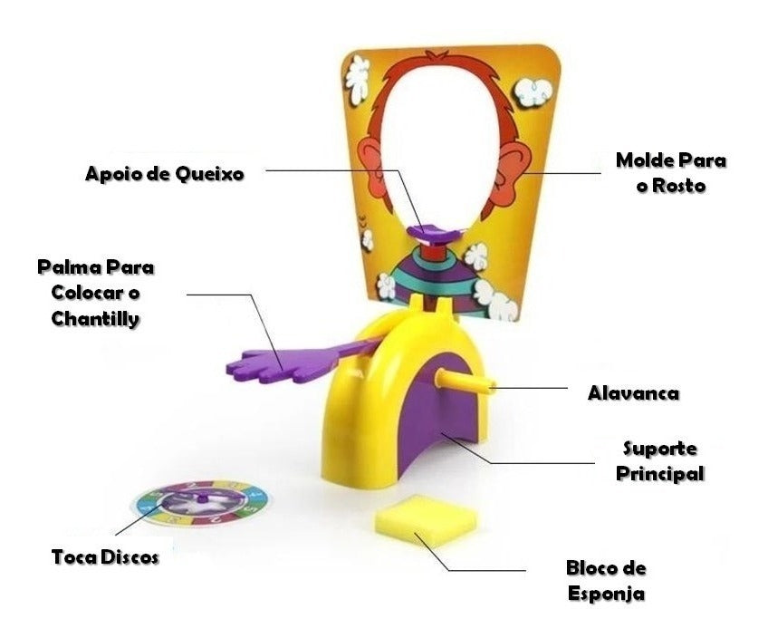 Brinquedo Infantil Torta Na Cara Divertido Envio Rápido